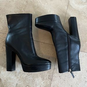 Mango platform boots size 41